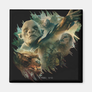 Azog, Narzug en Bolg Graphic Magneet