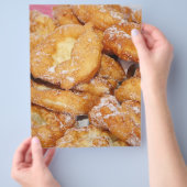 Azoreaanse malassadas flyer (Hand)