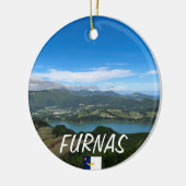 Azoren: Aangepaste kerstversiering voor Furnas Keramisch Ornament (Links)