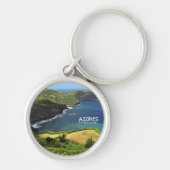 Azoren Eilanden foto, Portugal Sleutelhanger (Voorkant)