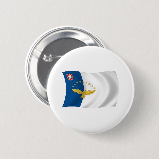 Azoren Flag Button (Voorkant /achterkant)