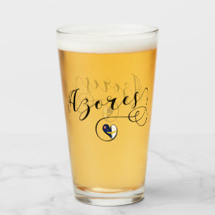 Azoren Flag Heart, Portugal, Azorean Glas