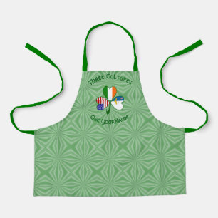 Azoren Ierse VS-vlaggen Shamrock Persoonlijke Kind Schort