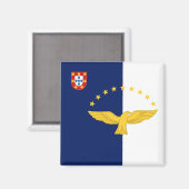 Azoren, Portugal Magneet (Voorkant / Achterkant)