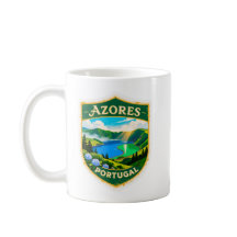 Azoren Portugal Reis Badge Mok – Schitterende Lago