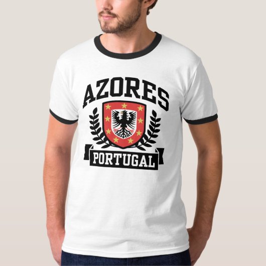 Azoren Portugal T-shirt (Voorkant)