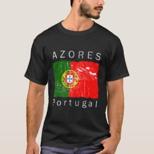Azoren Portugese vlag T Shirt I Love Port