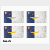 Azoren Rechthoekige Sticker (Vel)