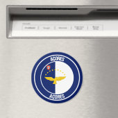 Azoren Round Emblem Magneet (Insitu (Vaatwasser))