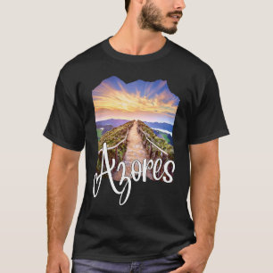 Azoren Souvenirs Portugese rots Azoren T-shirt