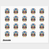 azores emblem ronde sticker (Vel)