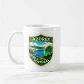 Azores Portugal Travel Badge Mug – Scenic Lagoa da (Gauche)