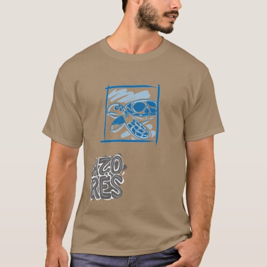 Azores Turtle T-shirt (Voorkant)