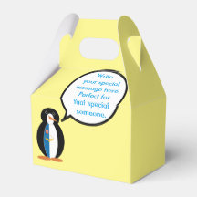 Azoriaanse pratende mevrouw pinguïn gepersonalisee