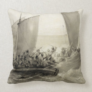 Azov Cossacks aan boord van een Turks corsair vol  Kussen
