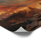 Azrael flottant au-dessus de l'humanité - Poster m (Coin)