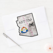 AZT750 Sticker (Envelop)