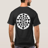 aztec 12 21 2012 voorzijdeSri Yantra achterzijd T-shirt (Achterkant)