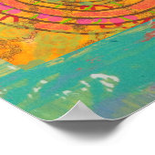 Aztec Abstract Poster (Hoek)