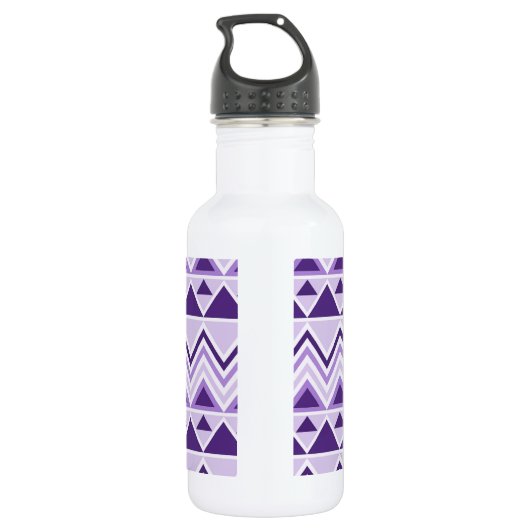 Aztec Andes Tribal Mountains Triangles Chevrons Waterfles (Achterkant)