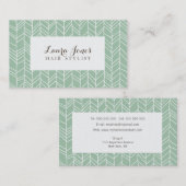 Aztec Arrow Pattern Hair Stylist Sjabloon Visitekaartje (Voorkant / Achterkant)