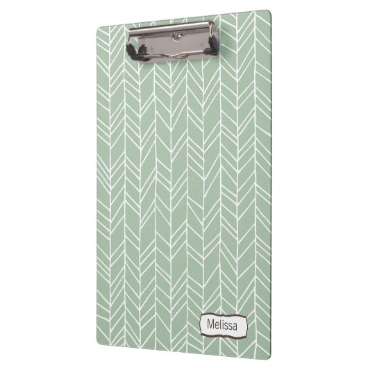 Aztec Arrow Pattern Modern Personalized Clip board Klembord (Links)