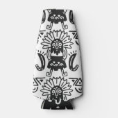 Aztec Art - Lizard Pattern Flesjeskoeler (Voorkant)