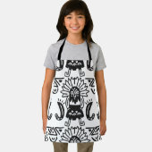 Aztec Art - Lizard Pattern Schort (Insitu)