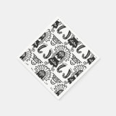 Aztec Art - Lizard Pattern Servet (Hoek)