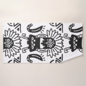 Aztec Art - Motif Lizard (Serviette de bain)
