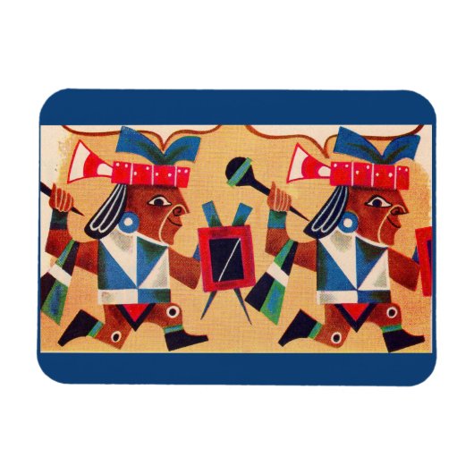 Aztec Aztecs Magneet (Horizontaal)