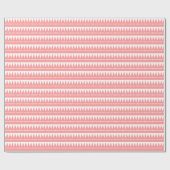 Aztec-bergen - Zachte roze op wit Cadeaupapier (Vlak)