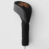 Aztec Bird Golfheadcover (Schuin)