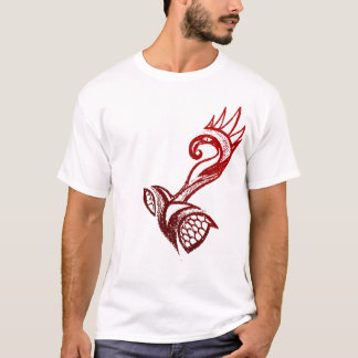 AZTEC BIRD RED T-SHIRT