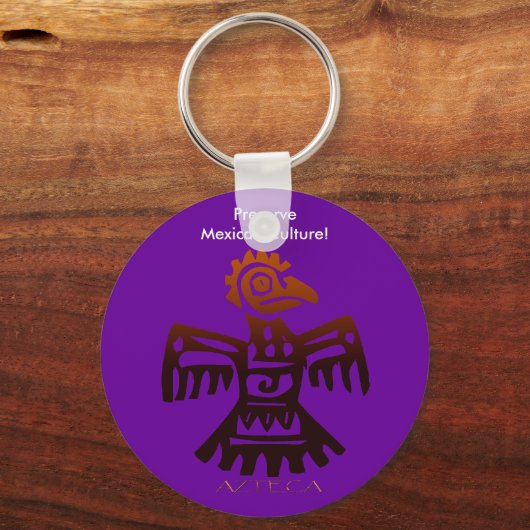 AZTEC ~ Bird Spirit Sleutelhanger (Voorkant)