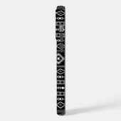 Aztec blanc gris noir Motifs mélangés Motif (Côté gauche)