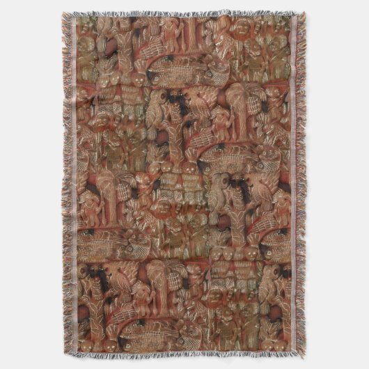 Aztec Blanket Deken (Voorkant Verticaal)