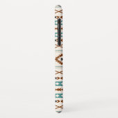 Aztec Blauwgroen Ter Blk Cr gemengd patroon (aange Case-Mate iPhone Case (Achterkant/links)