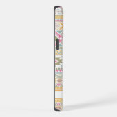 Aztec bleu rose vert jaune clair personnalisable (Côté droit)