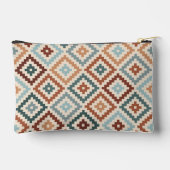 Aztec bloksymbool Big PTN Teals CRM-terracotta's Etui (Achterkant)