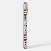 Aztec Blue Red Black Cream Mixte Motifs Motif (Côté droit)