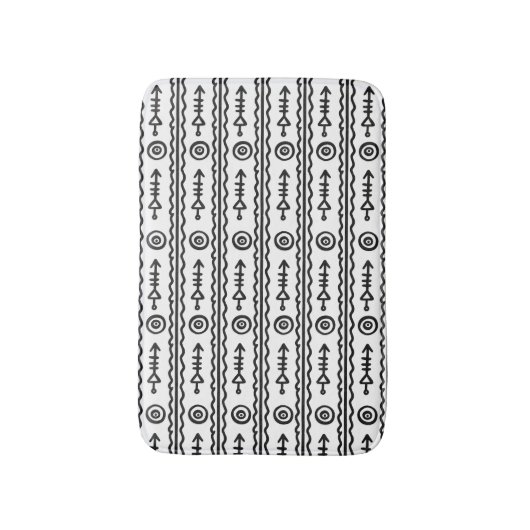 Aztec Boho Badmat (Voorkant Verticaal)