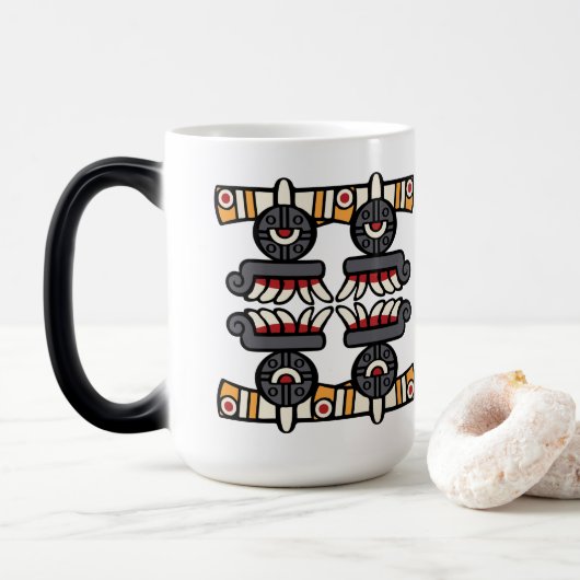 Aztec Calendar Day 19 - Quiahuitl Magische Mok (Met donut)