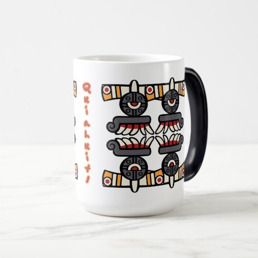 Aztec Calendar Day 19 - Quiahuitl Magische Mok (Voorkant rechts)