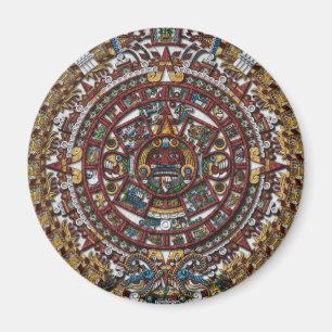 Aztec Calendar Fridge Magnet Magneet