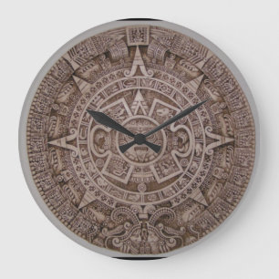 Aztec Calendar - Grote wandklok Klok