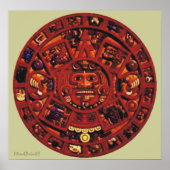 Aztec Calendar Poster (Voorkant)