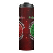 Aztec Calendar-schijf Thermosbeker (Voorkant)