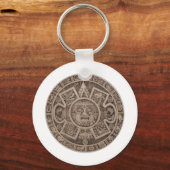 Aztec Calendar Sleutelhanger (Voorkant)