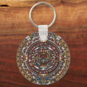 Aztec Calendar Sleutelhanger (Voorkant)
